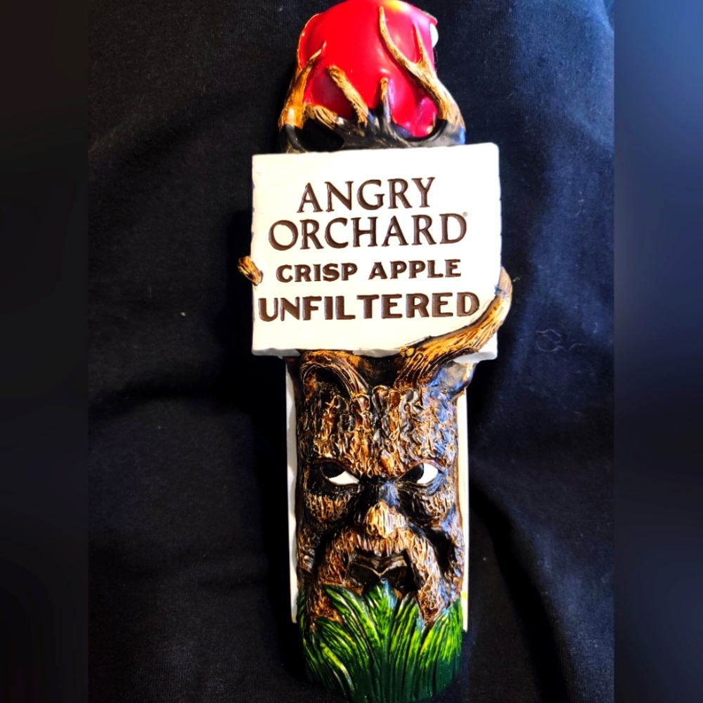 Angry orchard draft tap handle